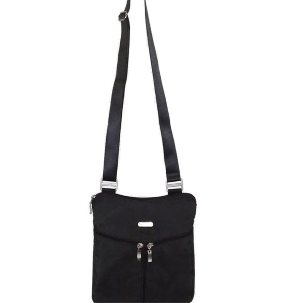 Baggallini HRZ649 Horizon Crossbody Charcoal Nylon